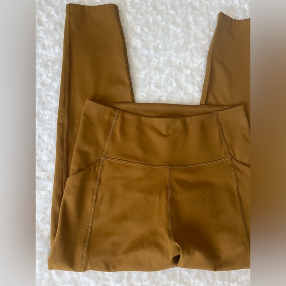 Girlfriend Collective chartreuse yoga leggings size medium - Picture 2 of 13